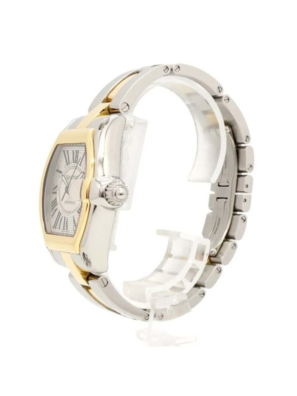 Cartier Roadster LM Silver Dial Watch